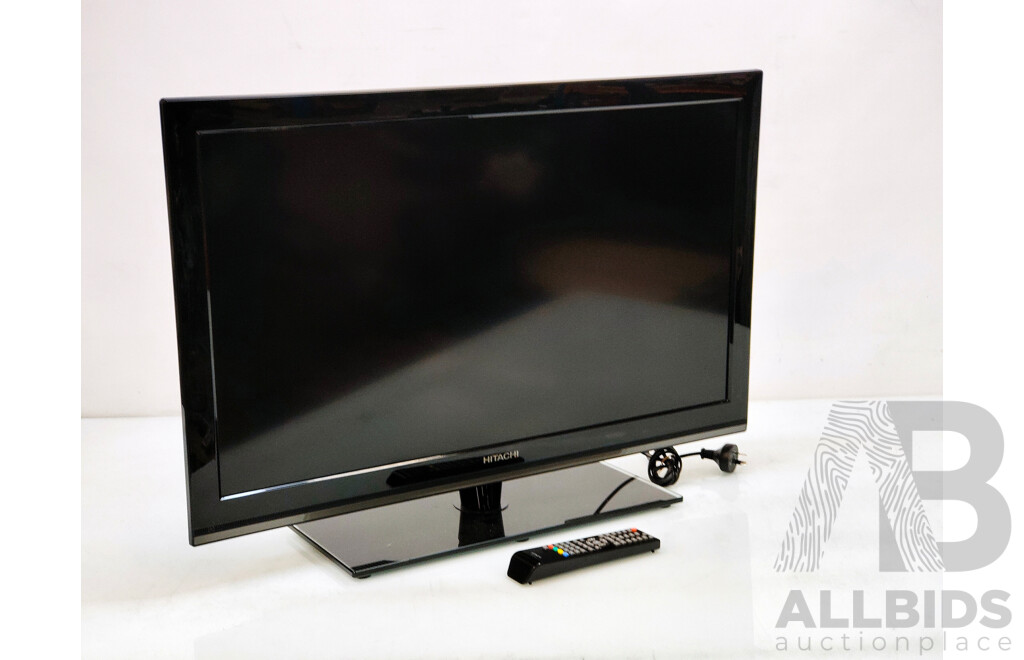 HITACHI 31.5'' Full High Definition LED LCD TV with DVD Player