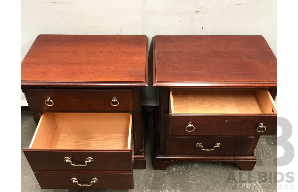 Drexel Heritage Bedside Tables - Lot of Two