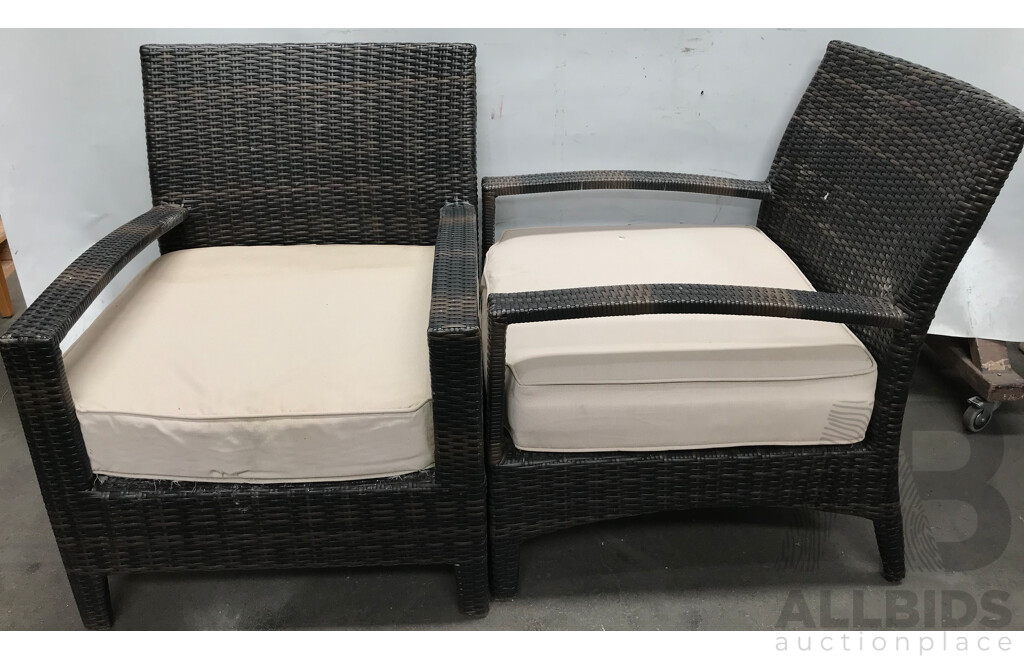 Shelta Outdoor Armchairs - Lot of Two