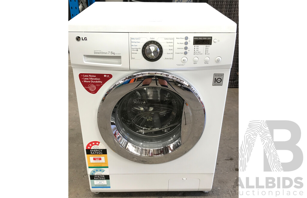 LG Direct Drive Inverter 7.5 Kg Front Loader Washing Machine