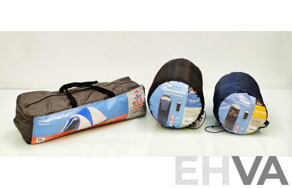 Hinterland Camping Set (Tent, Sleeping Bags)