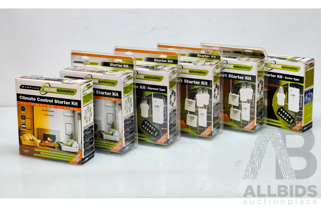 WINPLUS X10 Home Automation Starter Kits - Lot of 6