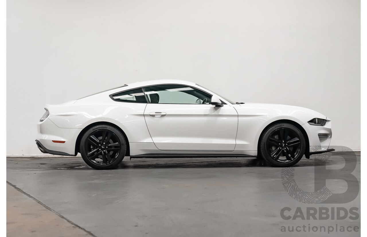 08/2018 Ford Mustang Fastback EcoBoost FN MY18 2D Coupe Oxford White Turbo 2.3L