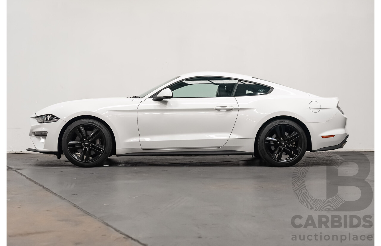08/2018 Ford Mustang Fastback EcoBoost FN MY18 2D Coupe Oxford White Turbo 2.3L