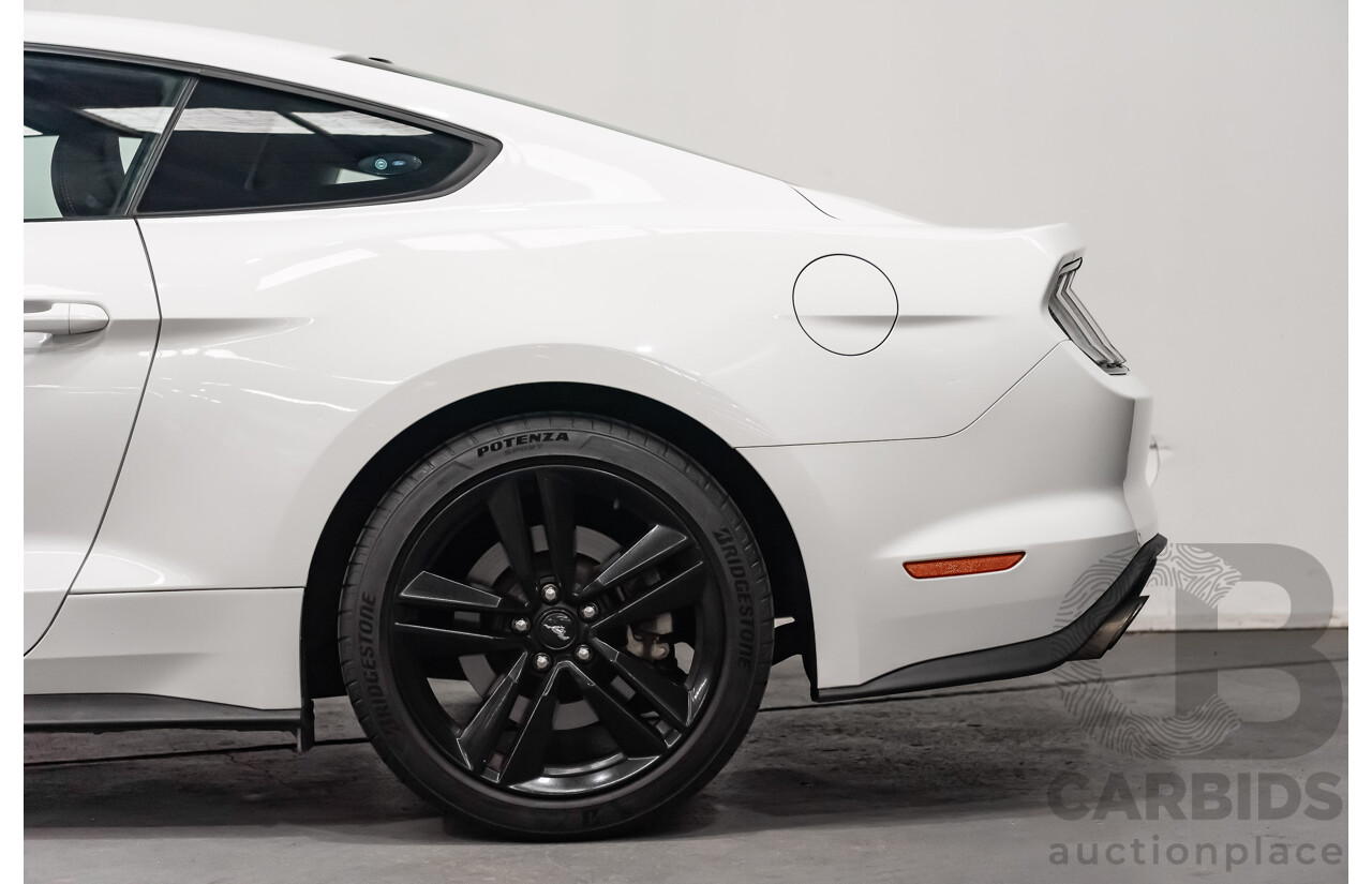 08/2018 Ford Mustang Fastback EcoBoost FN MY18 2D Coupe Oxford White Turbo 2.3L