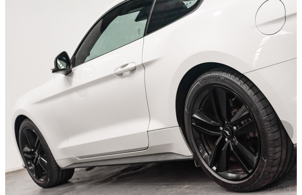 08/2018 Ford Mustang Fastback EcoBoost FN MY18 2D Coupe Oxford White Turbo 2.3L