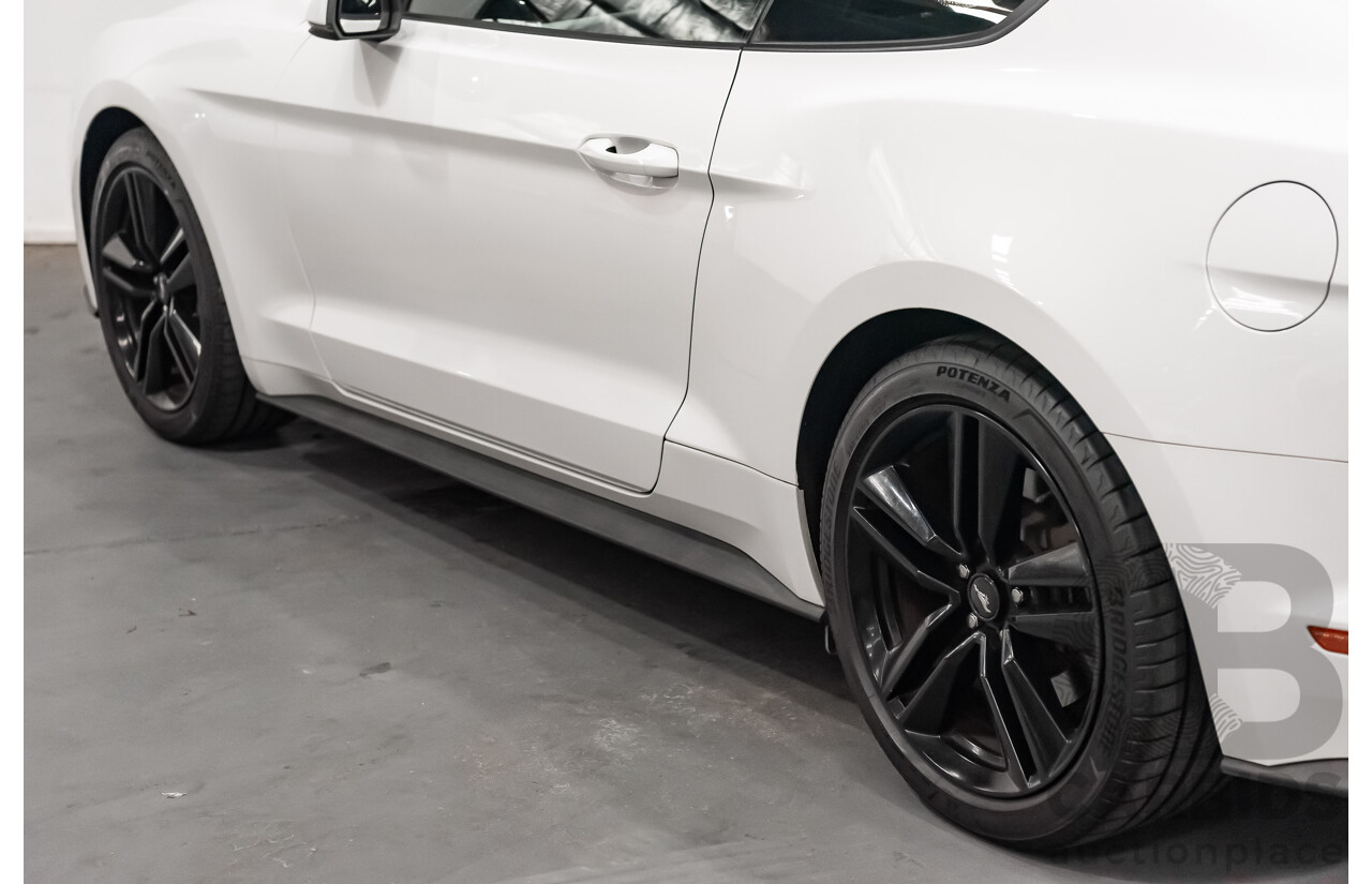 08/2018 Ford Mustang Fastback EcoBoost FN MY18 2D Coupe Oxford White Turbo 2.3L