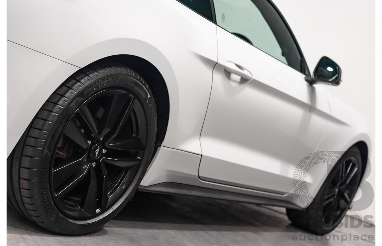 08/2018 Ford Mustang Fastback EcoBoost FN MY18 2D Coupe Oxford White Turbo 2.3L