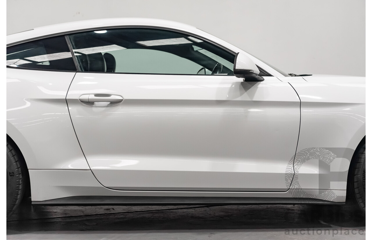 08/2018 Ford Mustang Fastback EcoBoost FN MY18 2D Coupe Oxford White Turbo 2.3L