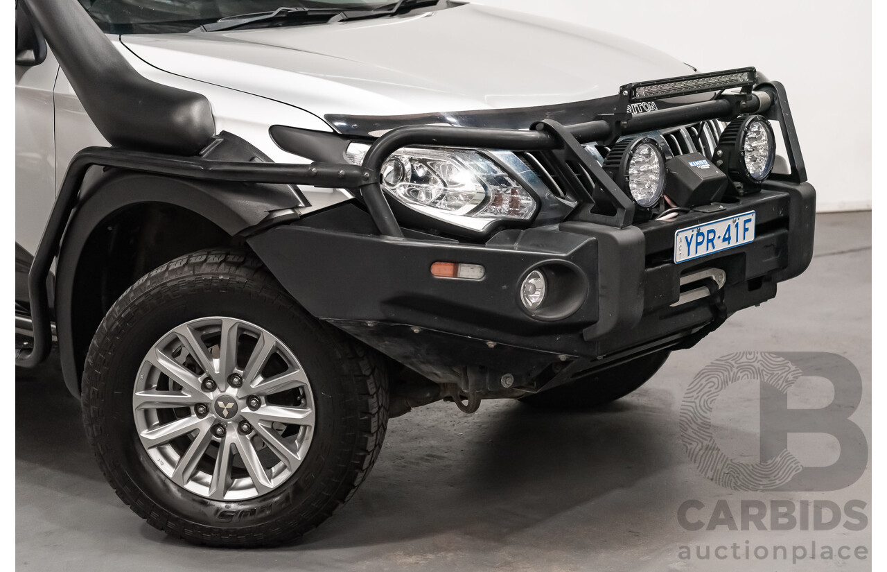 07/16 Mitsubishi Triton GLS 4x4 MQ MY16 Dual Cab Utility Sterling Silver Metallic Turbo 2.4L