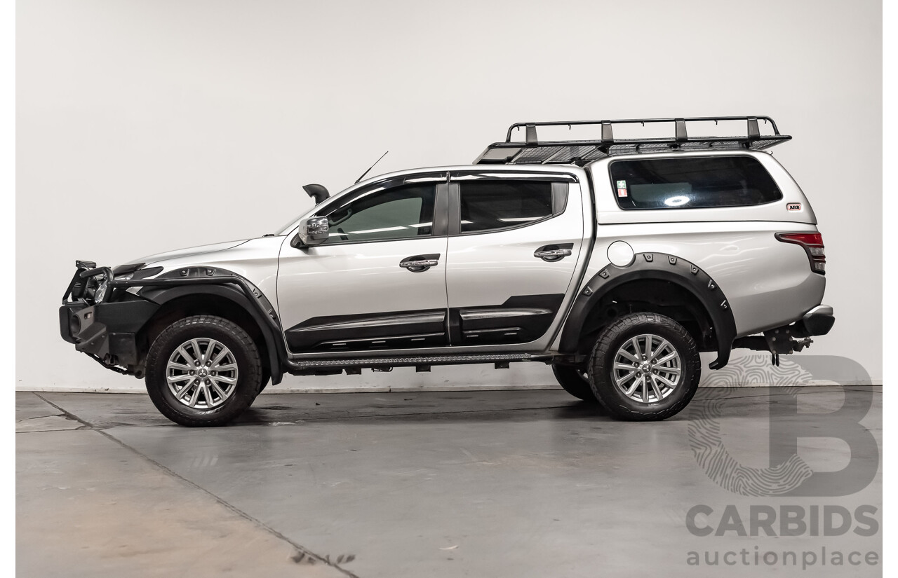 07/16 Mitsubishi Triton GLS 4x4 MQ MY16 Dual Cab Utility Sterling Silver Metallic Turbo 2.4L