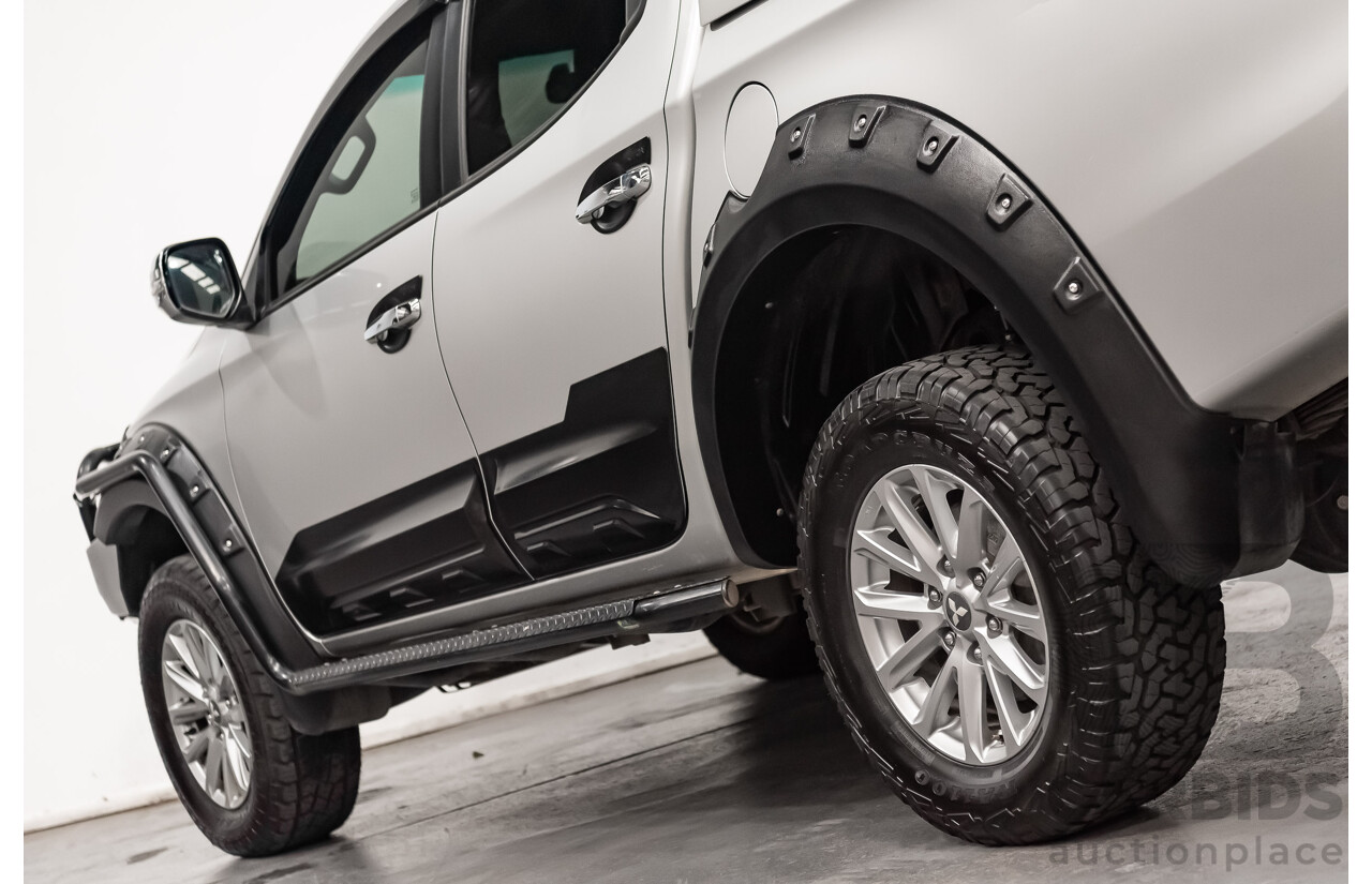 07/16 Mitsubishi Triton GLS 4x4 MQ MY16 Dual Cab Utility Sterling Silver Metallic Turbo 2.4L