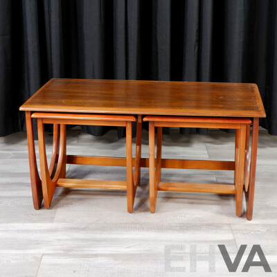 Nest of Three Side Tables by Kalmar