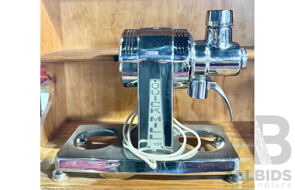 Vintage Electric Industrial Coffee Grinder