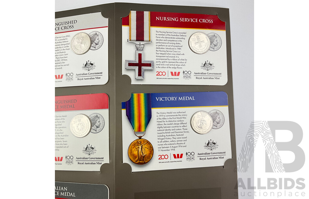 Australian 2017 Legends of the ANZACS Fourteen Coin Set