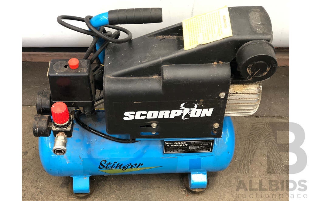 Scorpion Stinger Electric Air Compressor with Two Air Lines