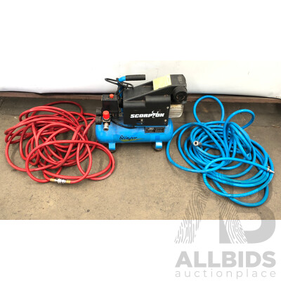 Scorpion Stinger Electric Air Compressor with Two Air Lines