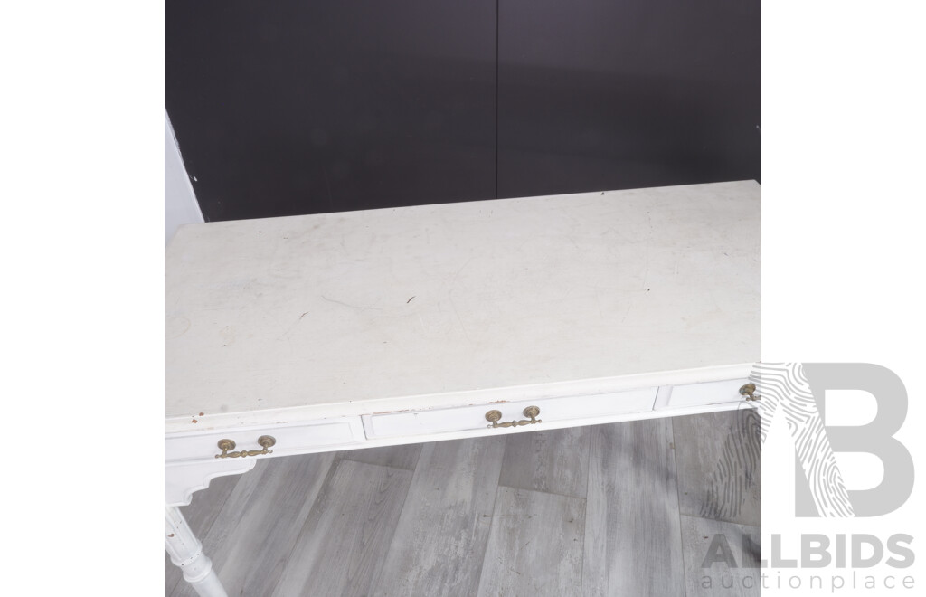 White Shabby Chic Hall Table