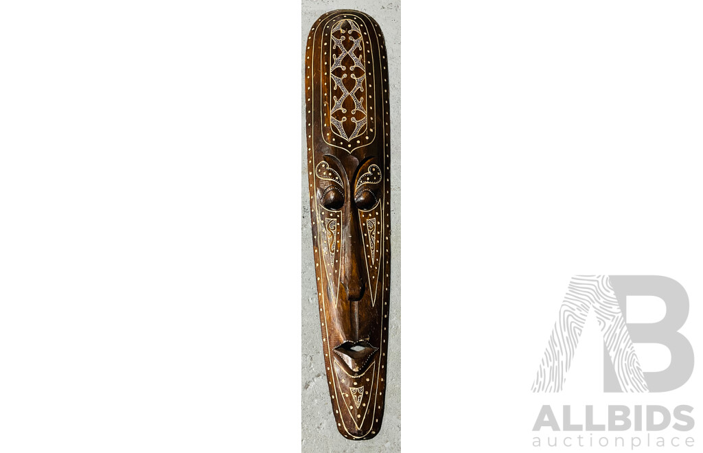 Fijian Wooden Tribal Mask