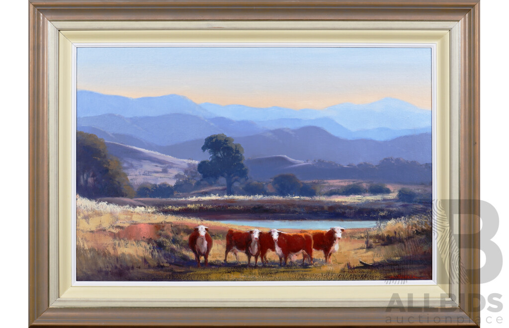 Mark Redzic, Canberra Landscape , Oil on Canvas