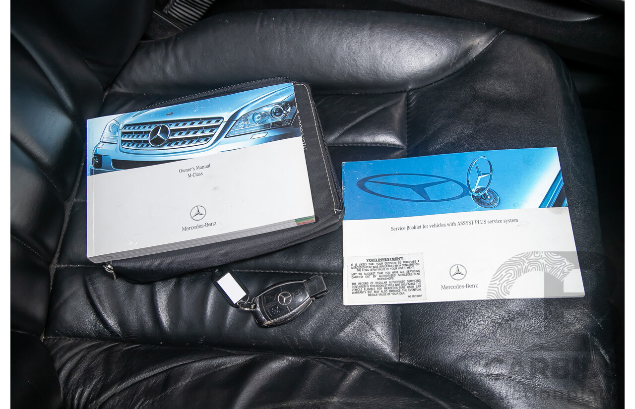 1/2008 Mercedes Benz ML350 Luxury (4x4) W164 07 UPGRADE 4d Wagon Silver 3.5L