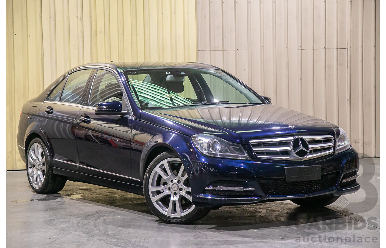 8/2012 Mercedes Benz C250 CDI Avantgarde BE W204 MY12 4d Sedan Blue Turbo Diesel 2.1L