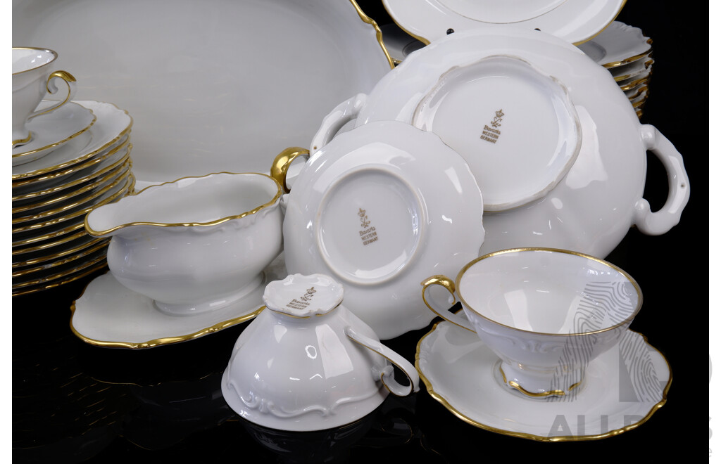 Vintage West German Bavaria 34 Piece Partial Dinner Service