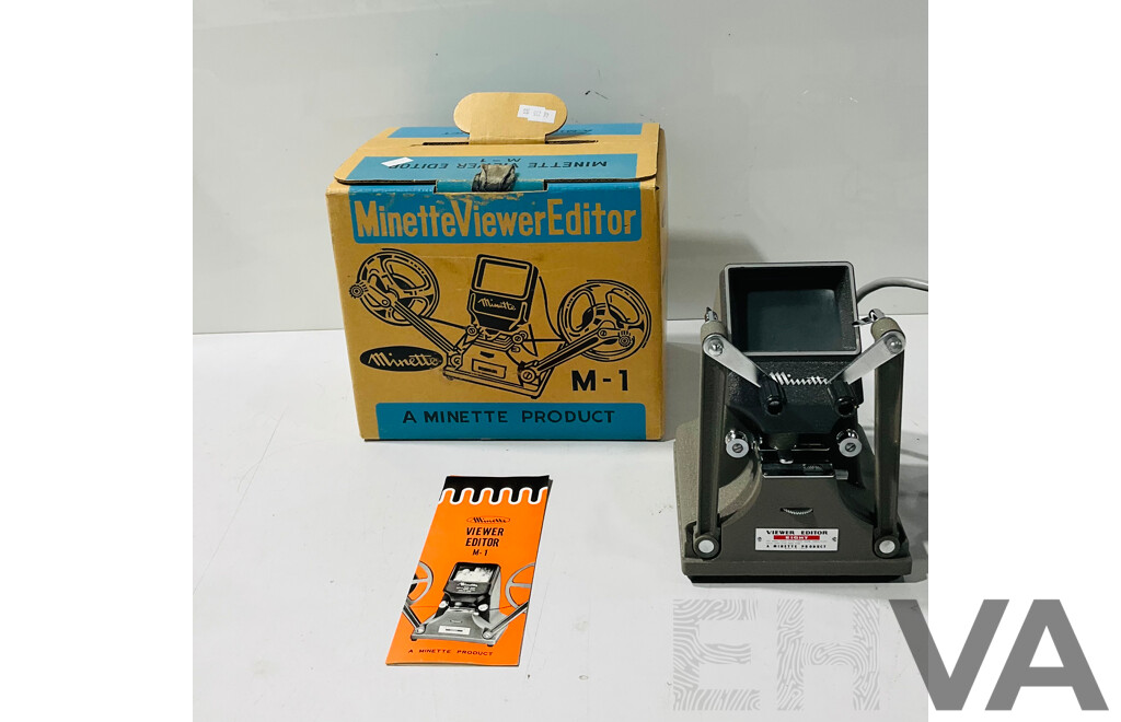 Vintage Minette Viewer Editor in Original Box with Instructions