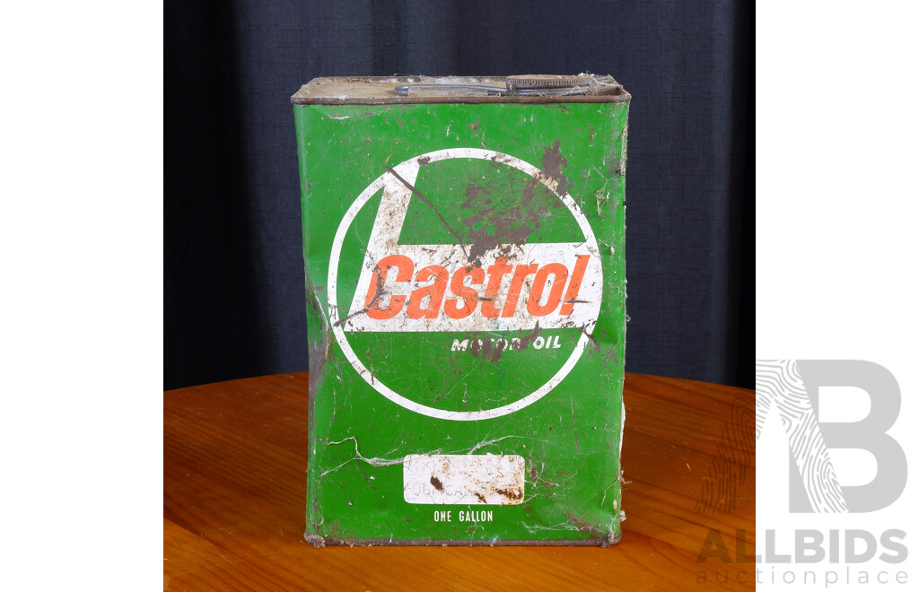 Castro Motor Oil One Gallon Jerry Can