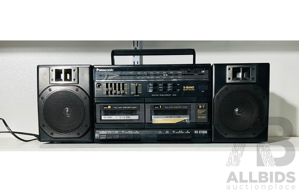 Retro Panasonic RX-CT800 Portable Boombox