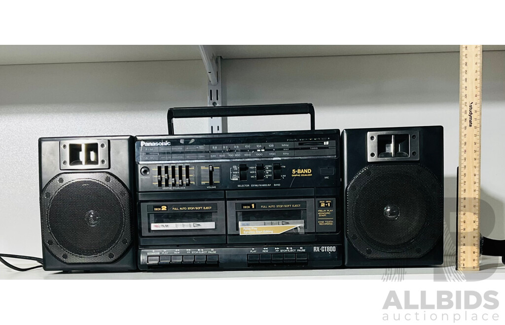 Retro Panasonic RX-CT800 Portable Boombox