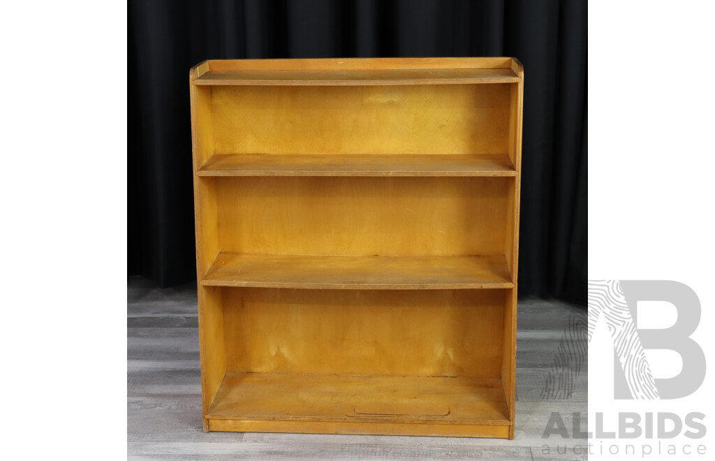 Vintage Ply Open Bookcase