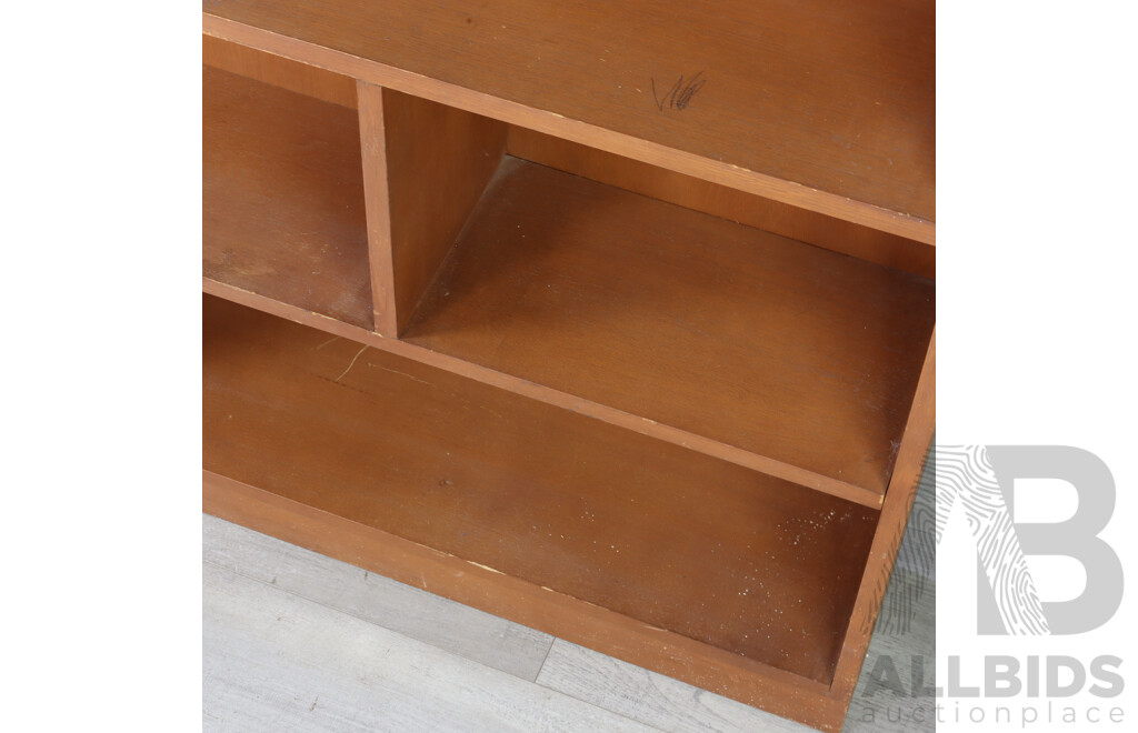 Retro Sectional Open Bookcase