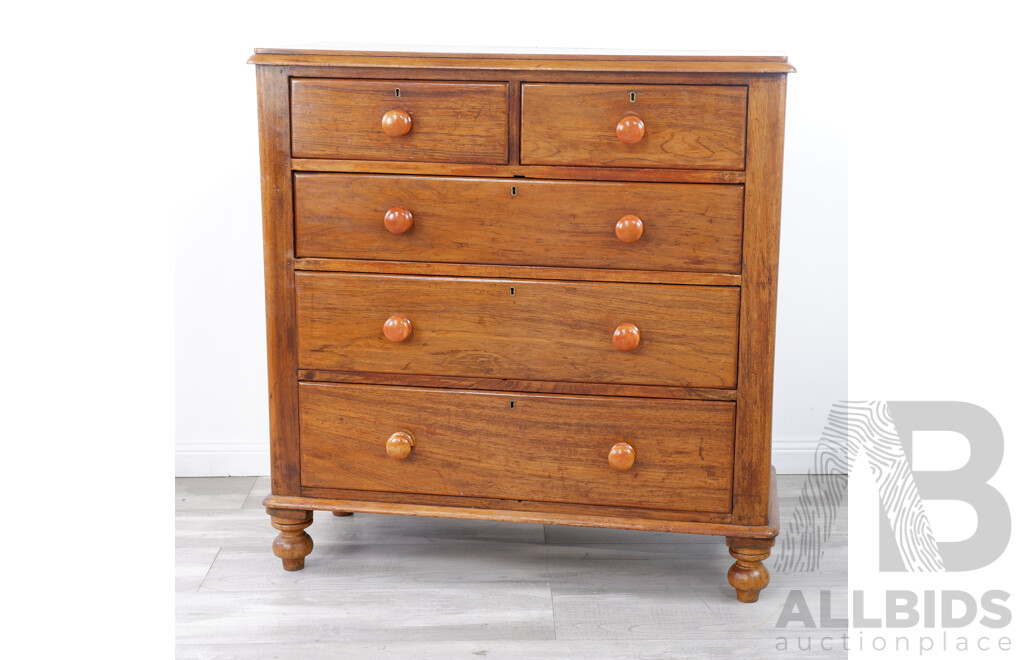 Antique Tall Boy Chest of Drawers