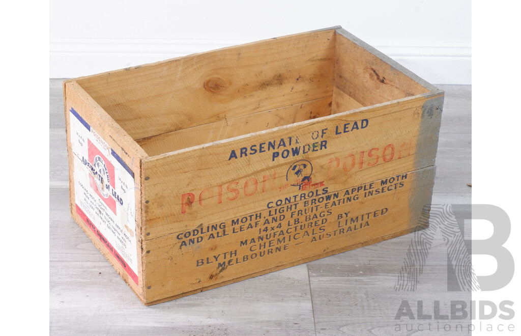 Vintage Timber 'Arsenic & Lead Powder Box'