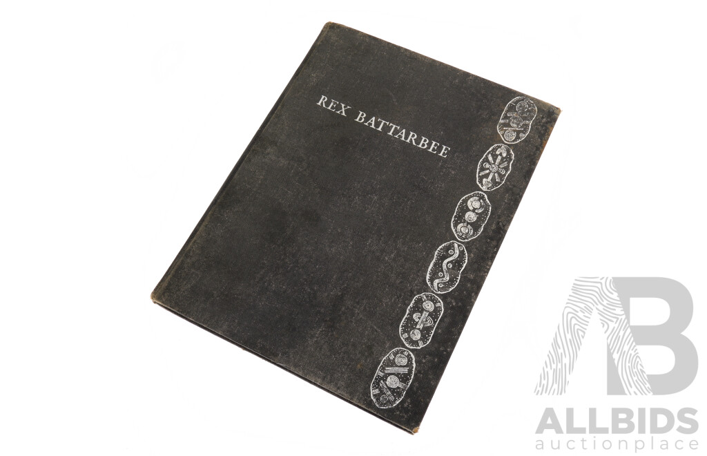 First Edition, Rex Battarbee, T G H Strehlow, Signed by Artist Rex Battarby, Legend Press, Sydney, 1956, Hardcover