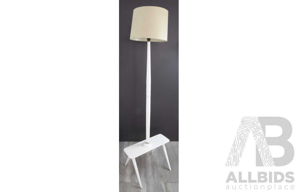 Painted Timber Floor Lamp