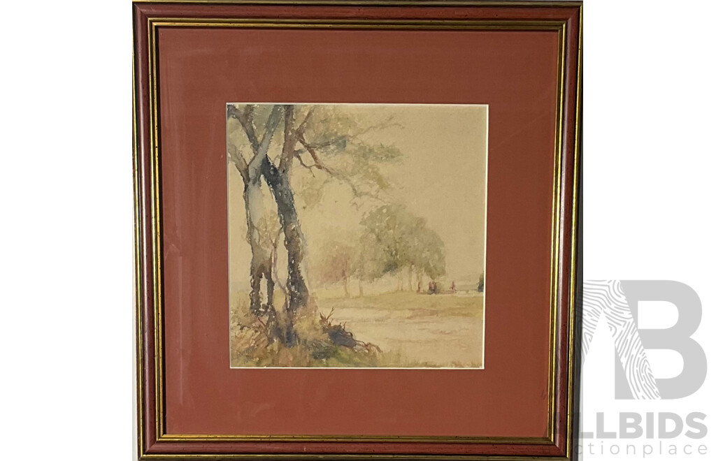 Alex Kerr, Australian Landscape 1921, Watercolour