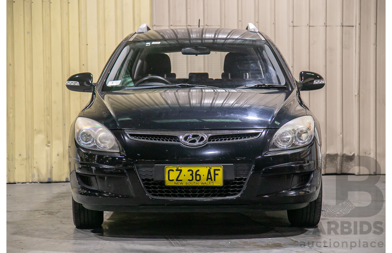 06/12 Hyundai I30 cw SX 2.0 FWD FD MY12 4D Wagon Black 2.0L