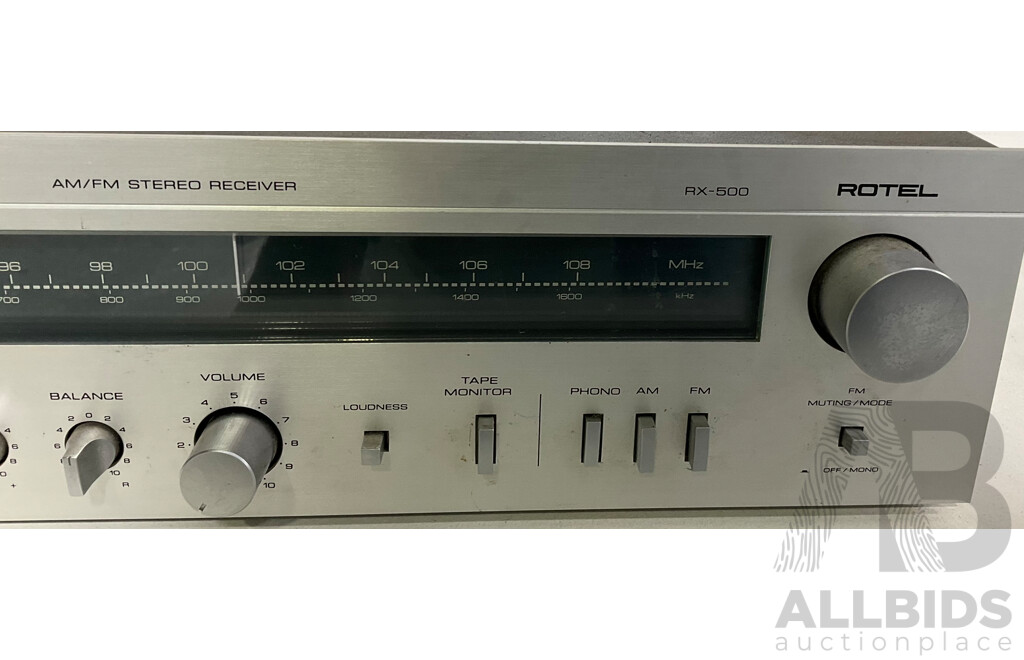 Vintage Rotel Am/Fm Stereo Receiver