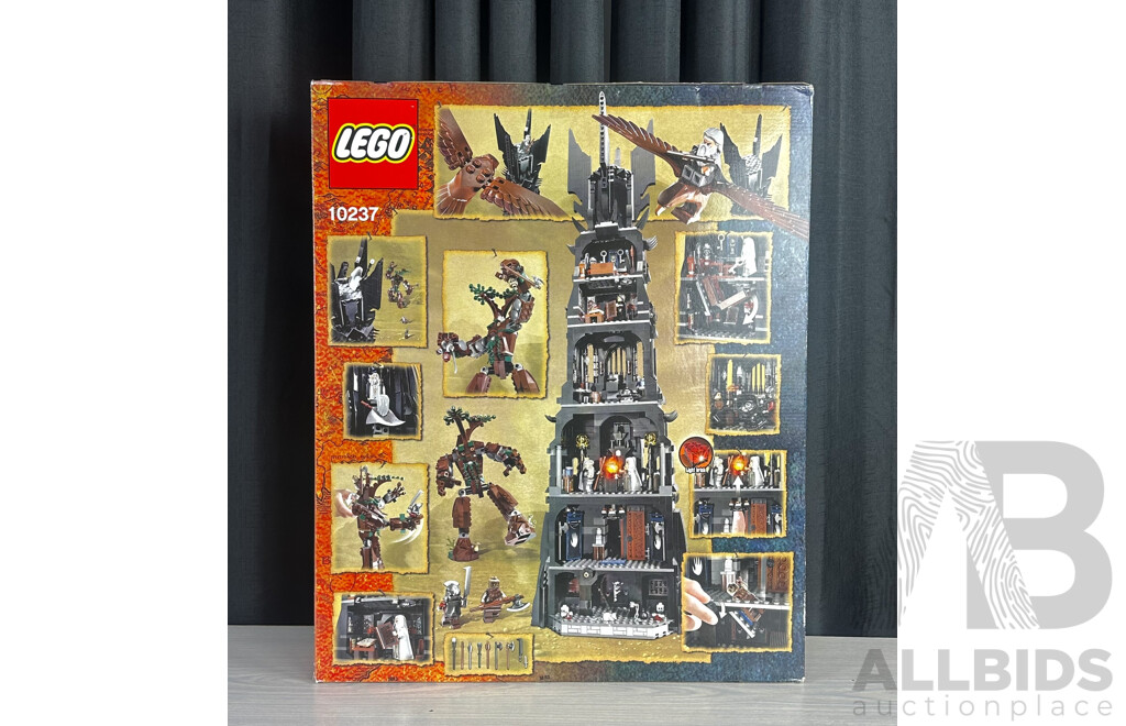 Vintage Retired Lego Set, the Lord of the Rings, the Tower of Orthanc, 10237,  Sealed New in Box