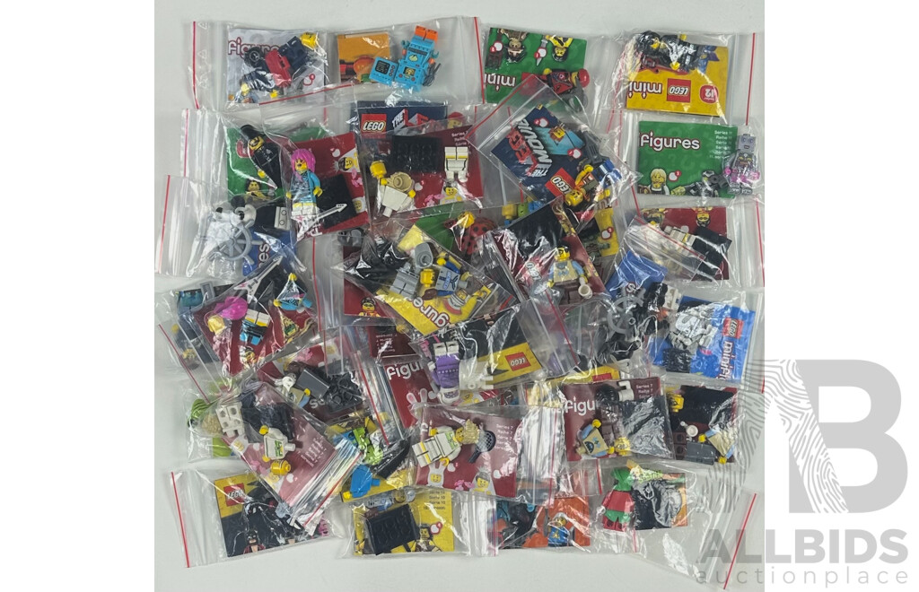 Great Collection 45 Lego Minfigures Including Series 7, 10, 11, 15 and More