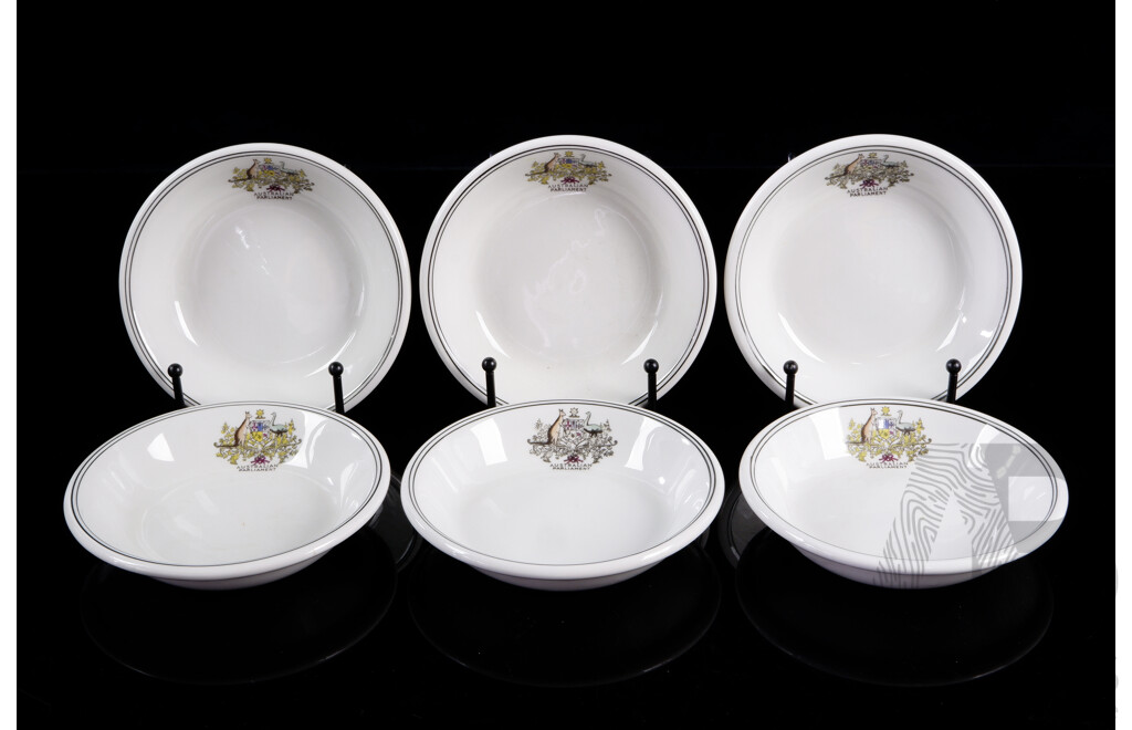 Collection Six Australian Parliament House Canberra Small Bowls