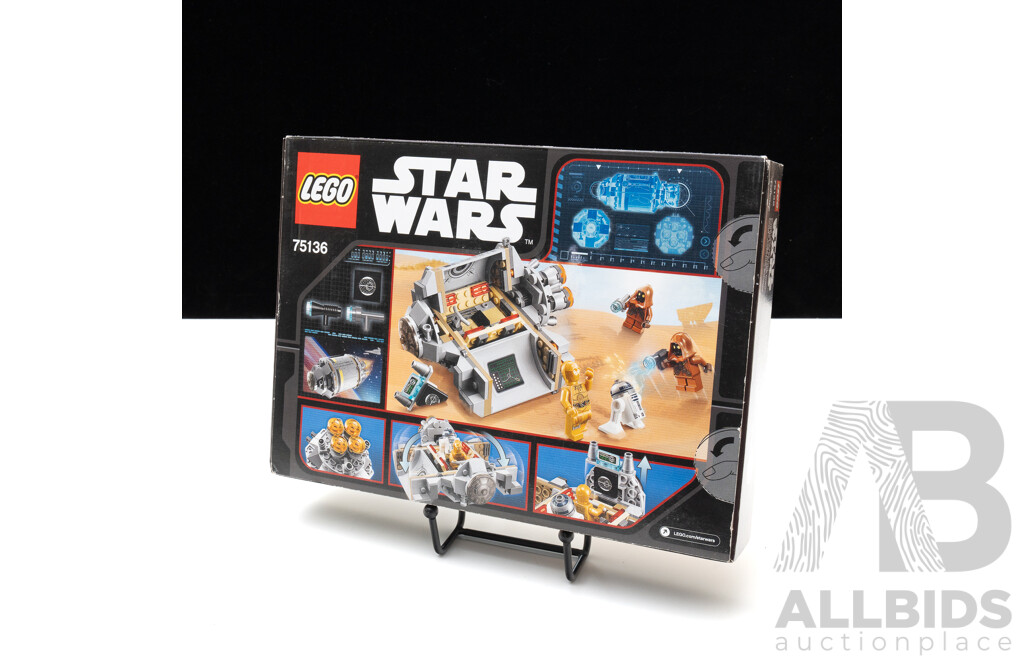 Lego Retired Set, Brand New Sealed Star Wars Droid Escape Pod 75136