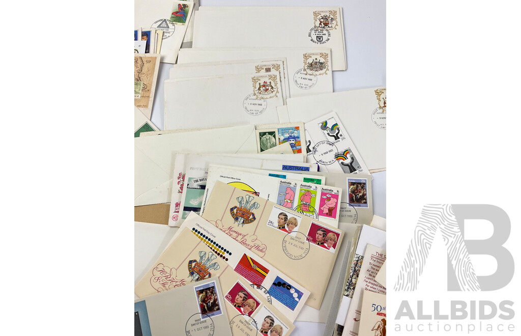 Collection of Australian First Day Covers, Examples Spanning 1954 to 2017, Including 1954 Telegraph Centenary, 1962 QE2 Two Penny New Design and More