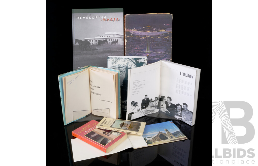 Collection Books Relating to Canberra Including a Home in the Capital, The Hallowed High Adventure and More