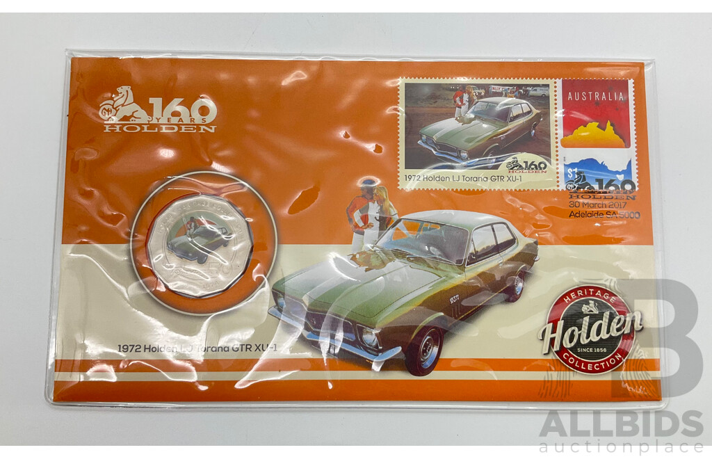 Australian Limited Edition Postal and Numismatic Cover 2016 Holden Heritage Collection 1972 Holden LJ Torana