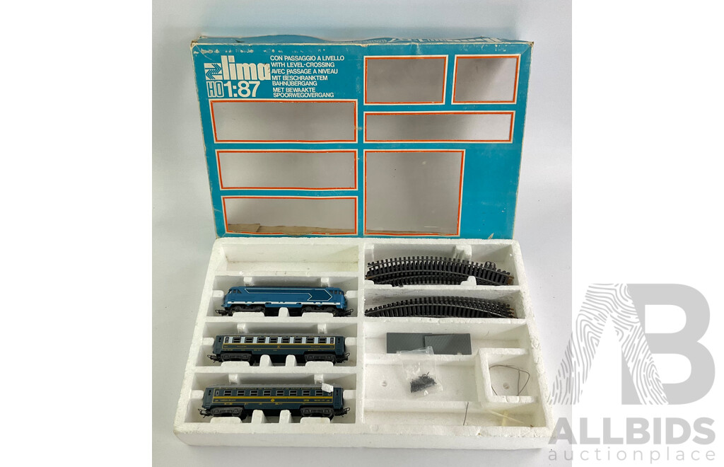 Large Collection of Boxed HO Scale Rolling Stock and Scenery Items Including Lima French SNCF Locomotive and Passenger Carriages, Faller Buildings, Tunnels...