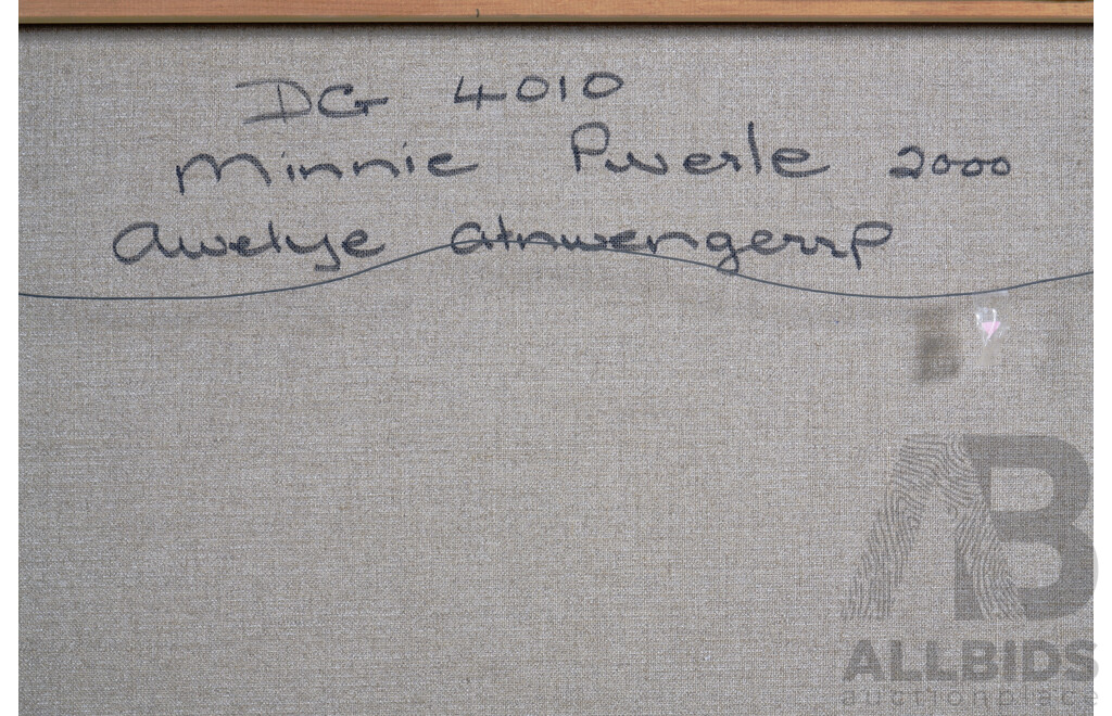 Minnie Pwerle (1910-2006, Anmatyerre language group), Awelye Atnwengerrp 2000, Acrylic on Canvas