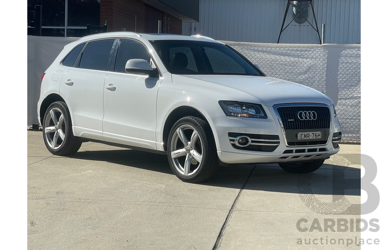02/10 Audi Q5 2.0 TFSI QUATTRO AWD 8R MY10 4D Wagon White 2.0L